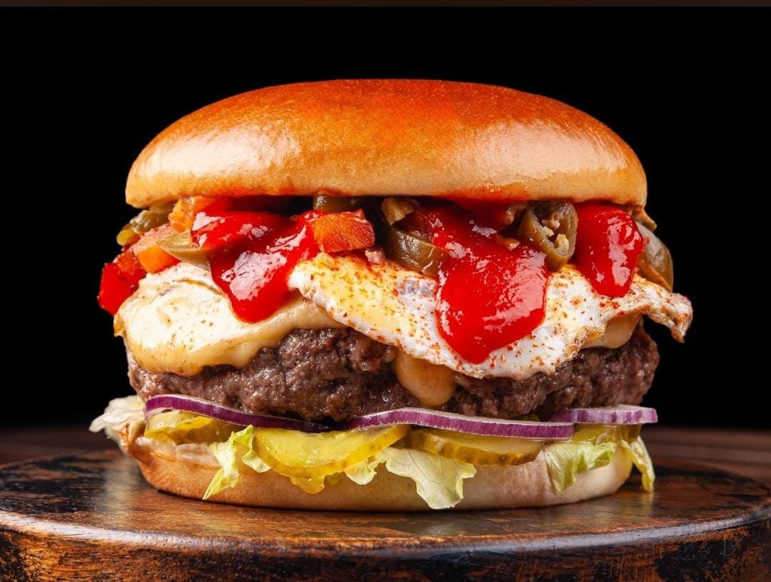 Гамбургер острый