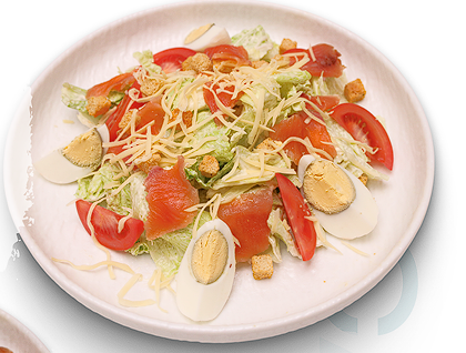 Цезарь с форелью