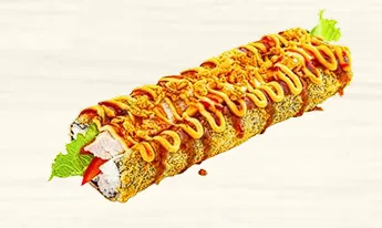 Роллдог с курицей 🌶️