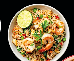 Tyahan with shrimps