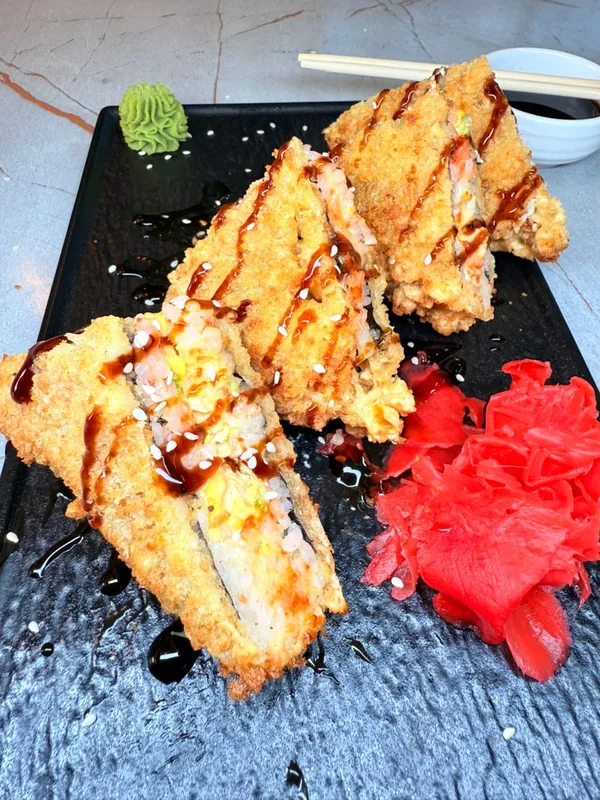 Tempura pizza