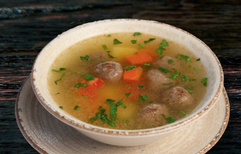 Суп с фрикадельками