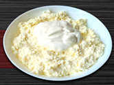 Cottage cheese with sour cream 200g