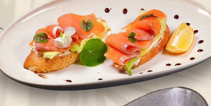 Trout Bruschetta