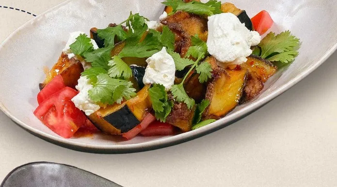 Crispy Eggplant Salad