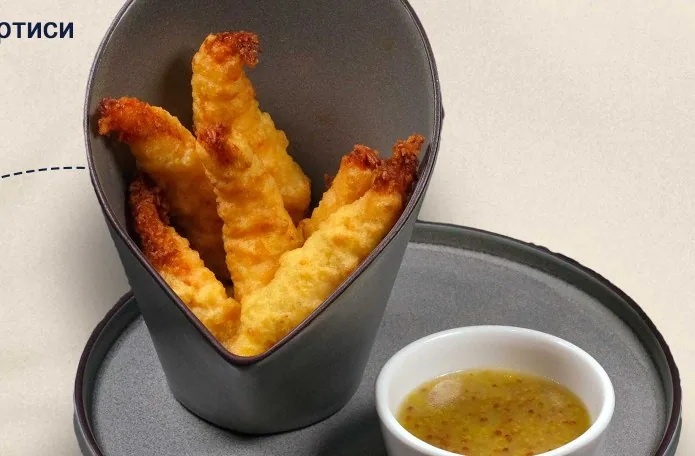Crispy Shrimp with Honey Mustard Sauce
