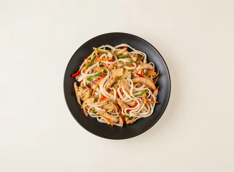 Wok with chicken