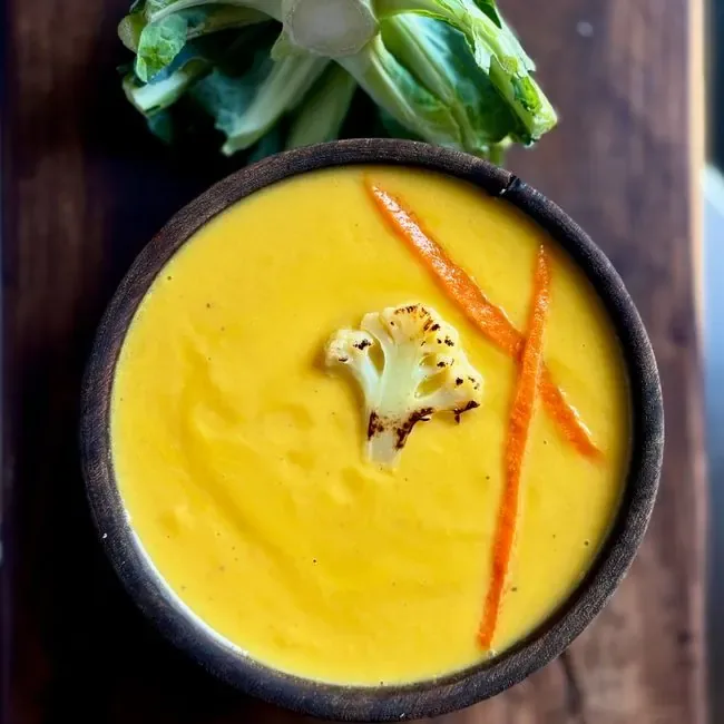 Broccoli and Cauliflower Cream Soup