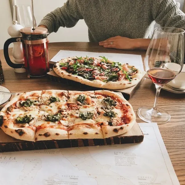 Pizza with Burrata Cheese