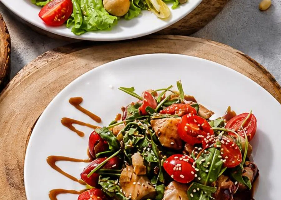 Crispy Eggplant Salad