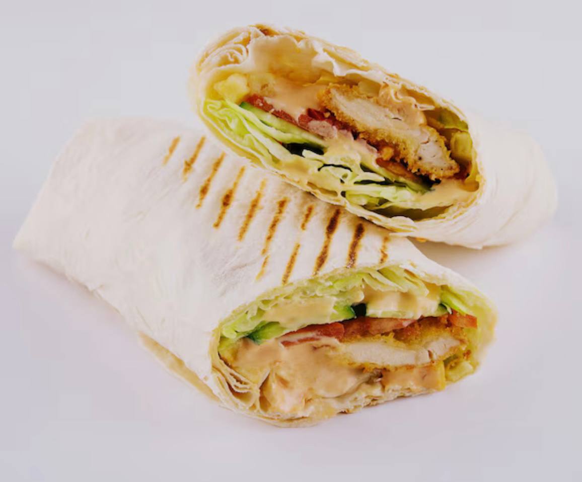 Shawarma with nuggets