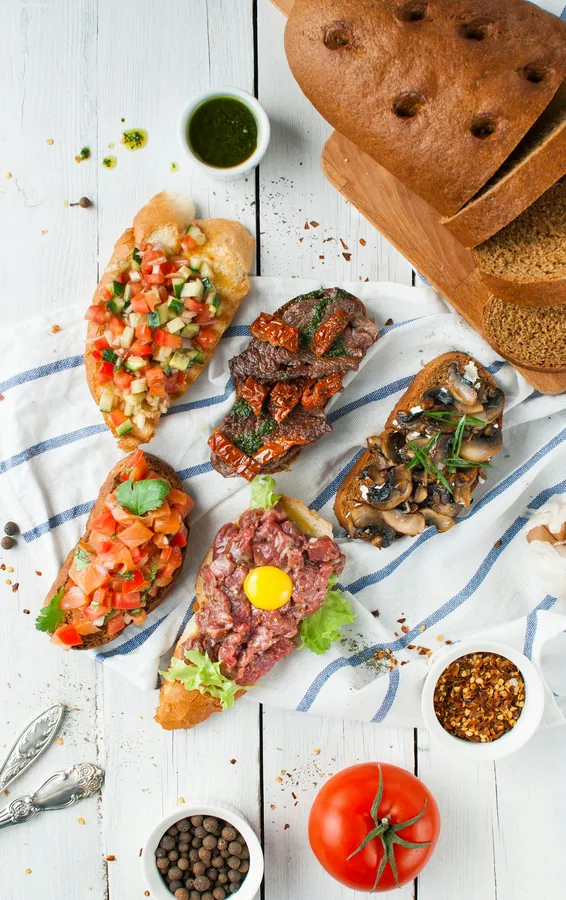 Beef Bruschetta