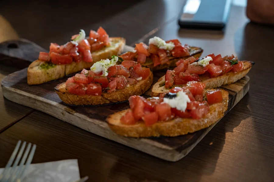 Bruschetta with Caramelized Onion