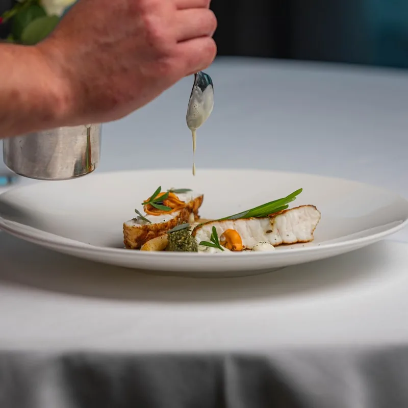 Fit Trout with Spinach