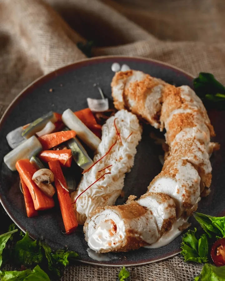 Citrus Chicken Roll with Vegetables